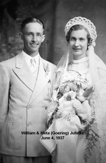 Photo of William & Meta (Goering) Juhnke, 1937
